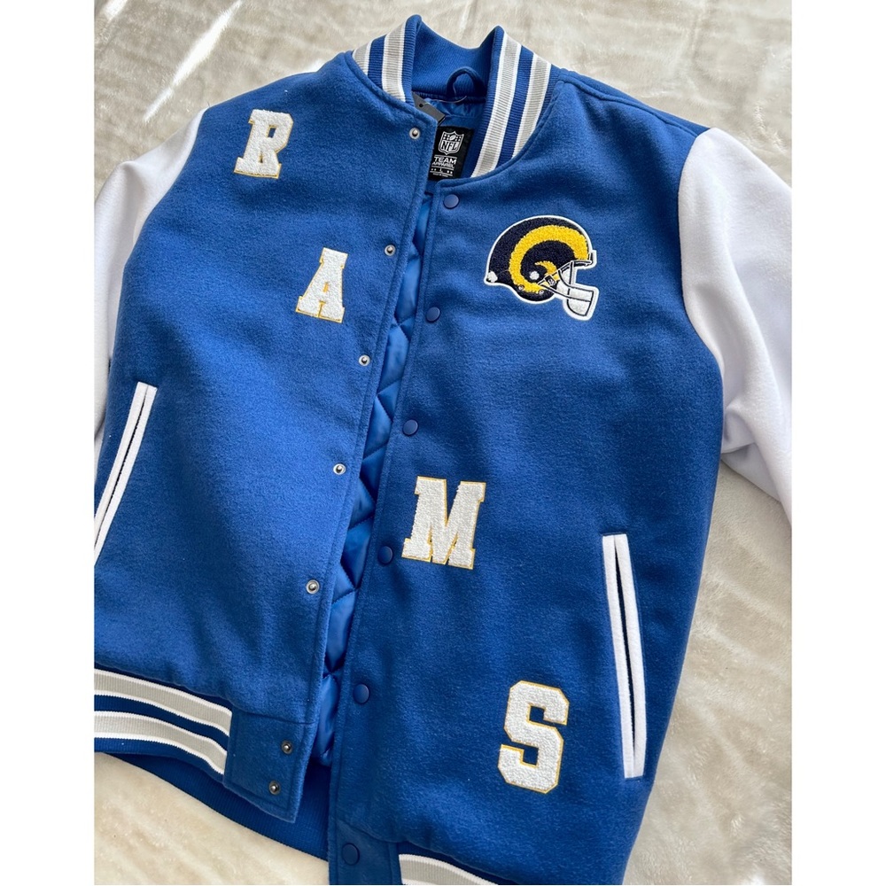 Men’s varsity Rams jacket from FashionNova